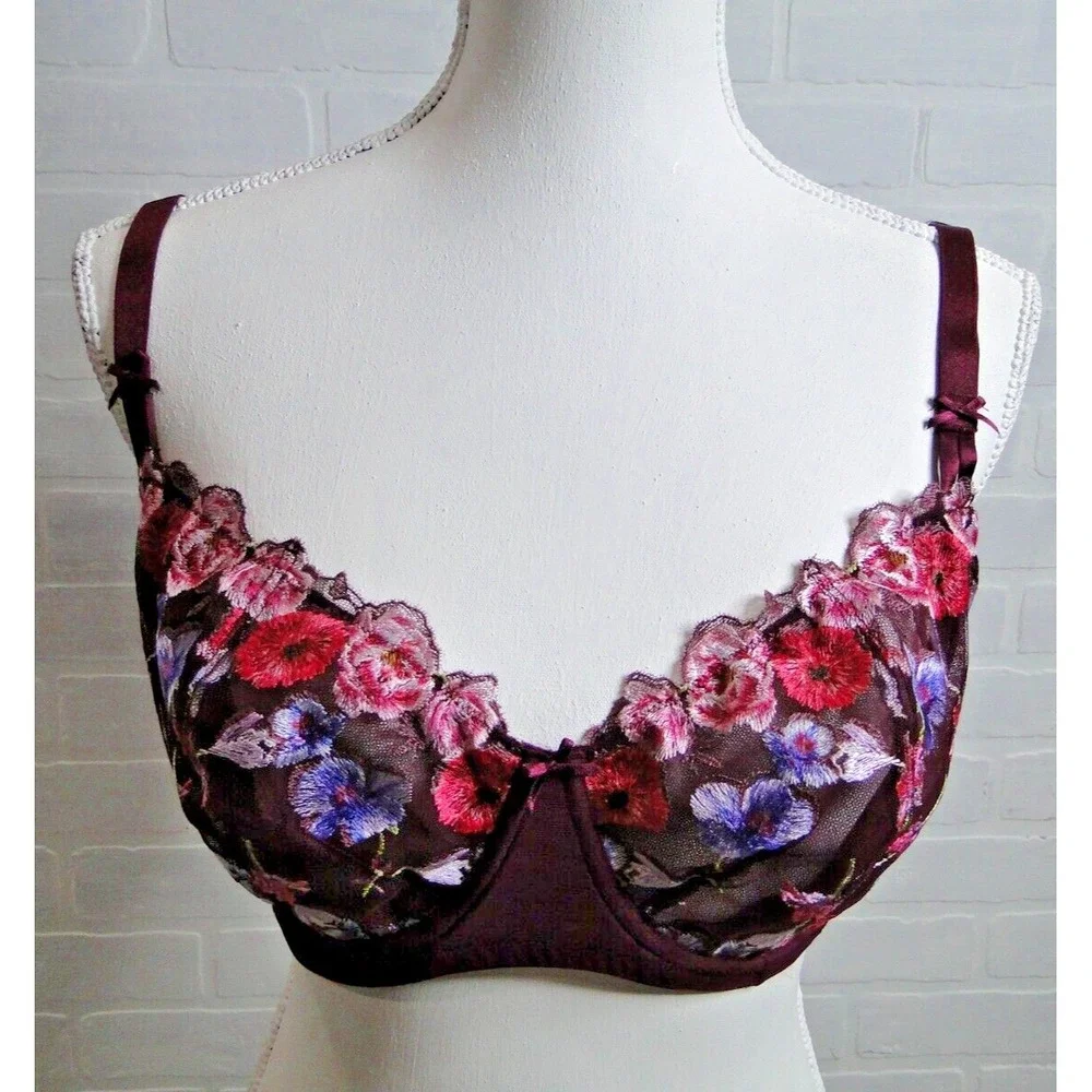 Victoria's Secret Dream Angels Push-up Without Padding Bra Purple Size 36DDD NWT